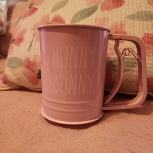 Nwot Rae Dunn Pink Hunny Bunny Flour Sifter